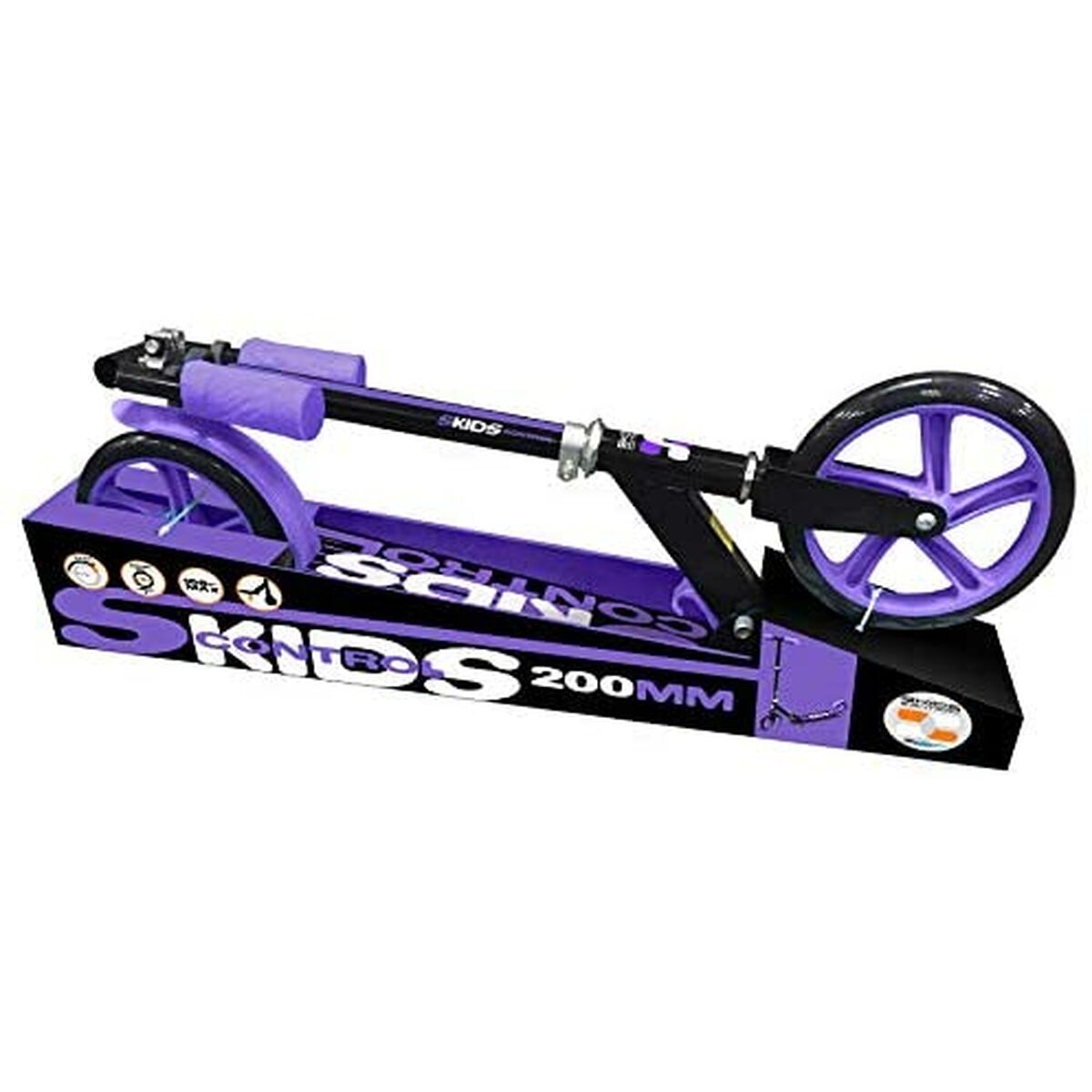 Sparkcykel SKIDS CONTROL Purpur Hopfällbar Kofot - 14