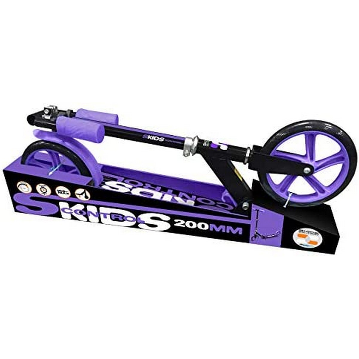 Sparkcykel SKIDS CONTROL Purpur Hopfällbar Kofot - 5