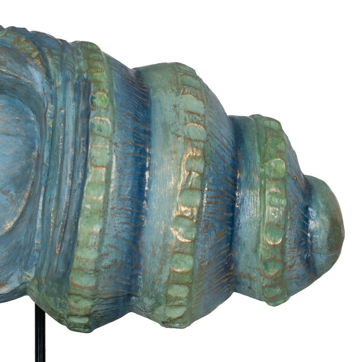 Prydnadsfigur Blå Brun Grön Snigel 38 x 20 x 33 cm - 4