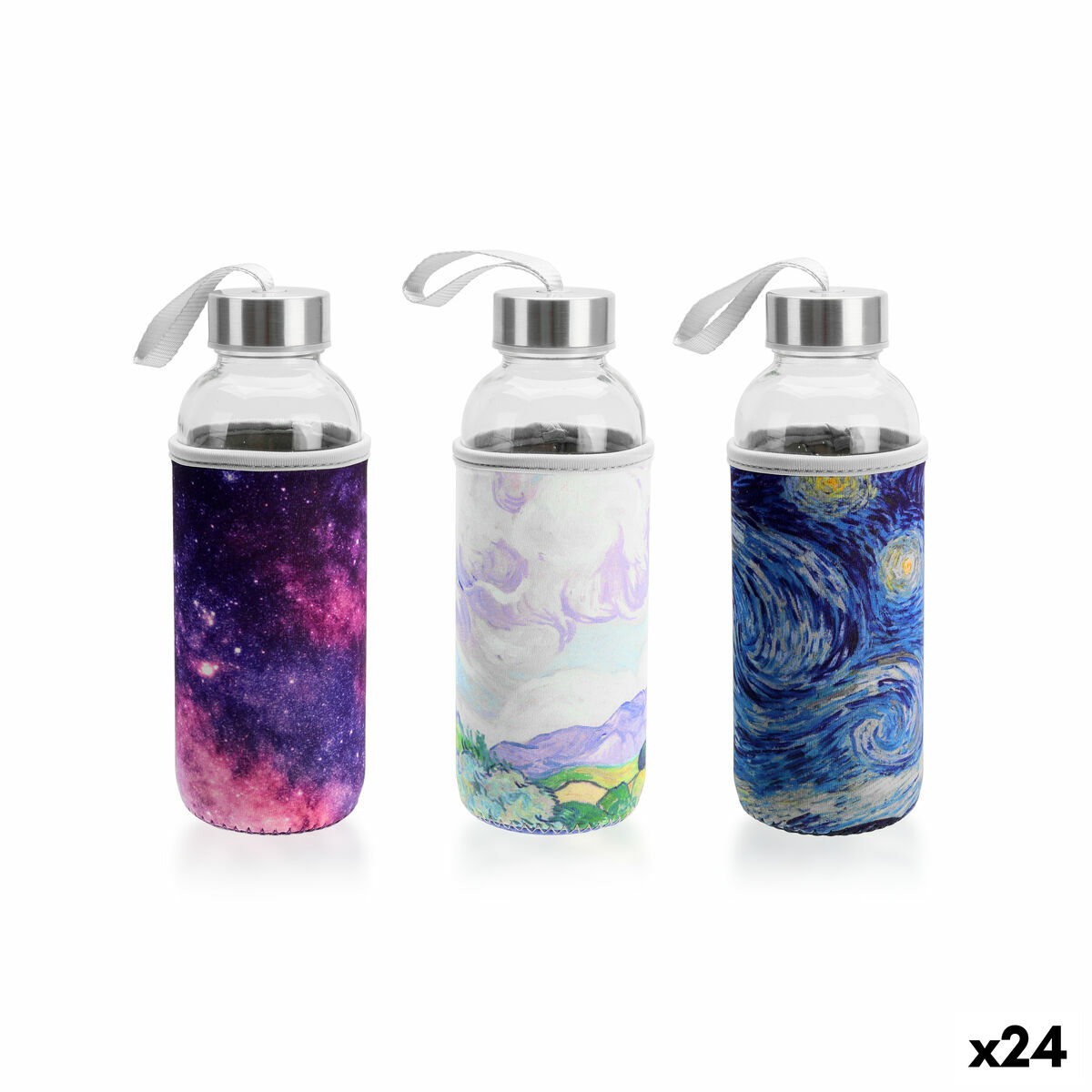 Vattenflaska Bewinner Glas 400 ml (24 antal)