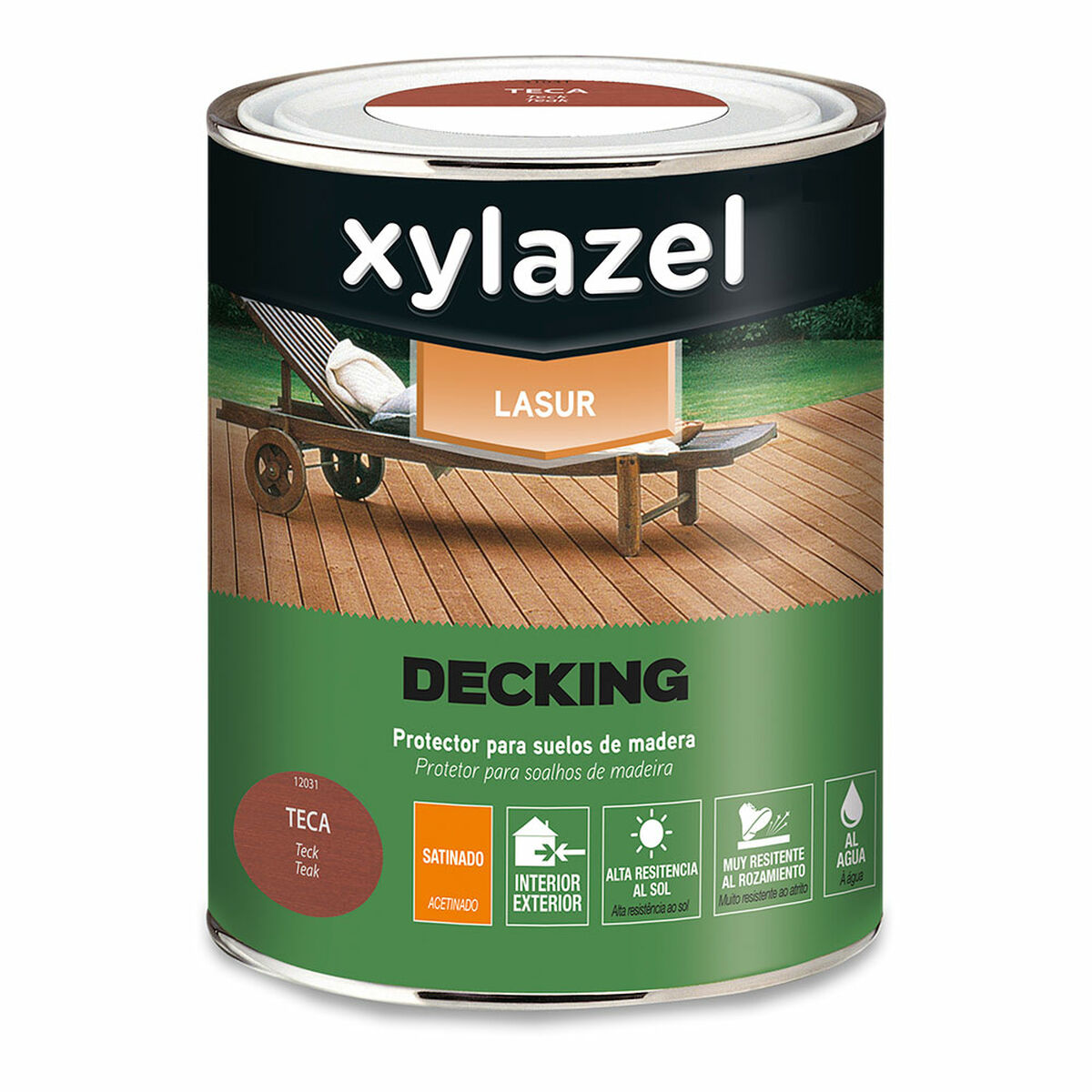 Lasur Xylazel Decking Satinfinish - 2