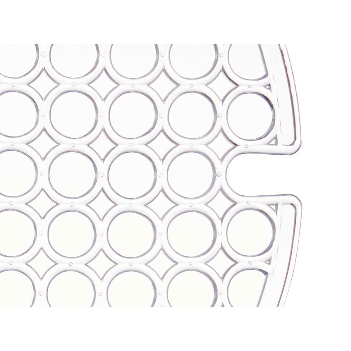 Halkfri matta Kinvara Transparent Plast 29 x 0,1 x 29 cm Diskho (12 antal) - 2
