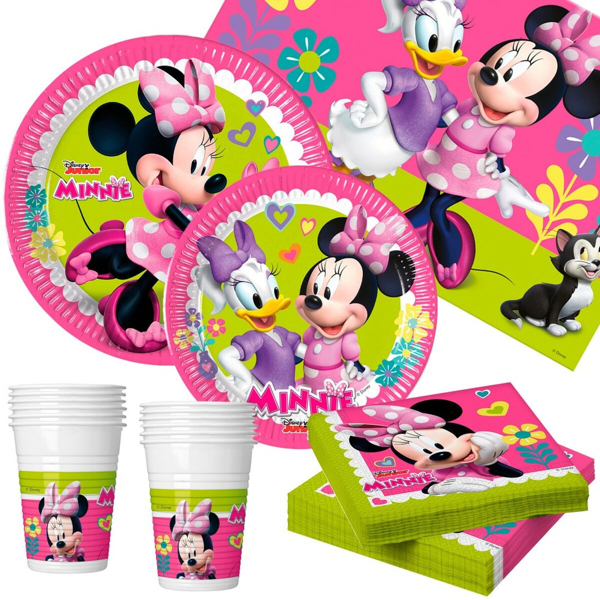 Festförråd - set Minnie Mouse Happy Deluxe 16 89 Delar
