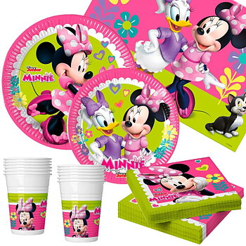 Festförråd - set Minnie Mouse Happy Deluxe 16 89 Delar