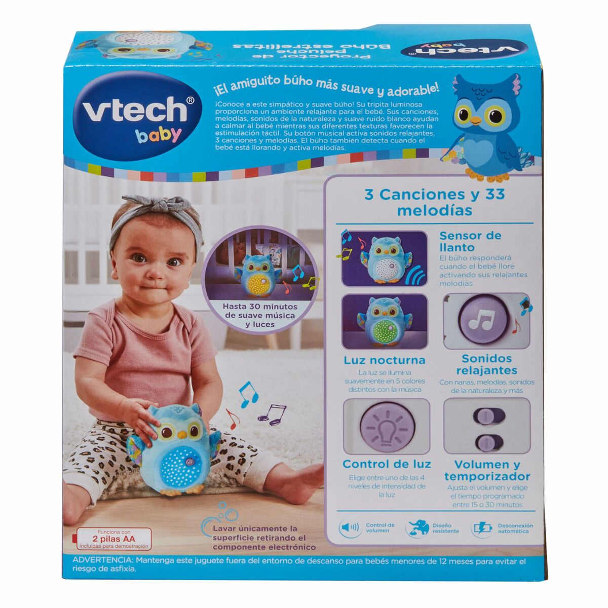 Mobil Projektor Vtech 18,8 x 10 x 21,6 cm Uggla - 5