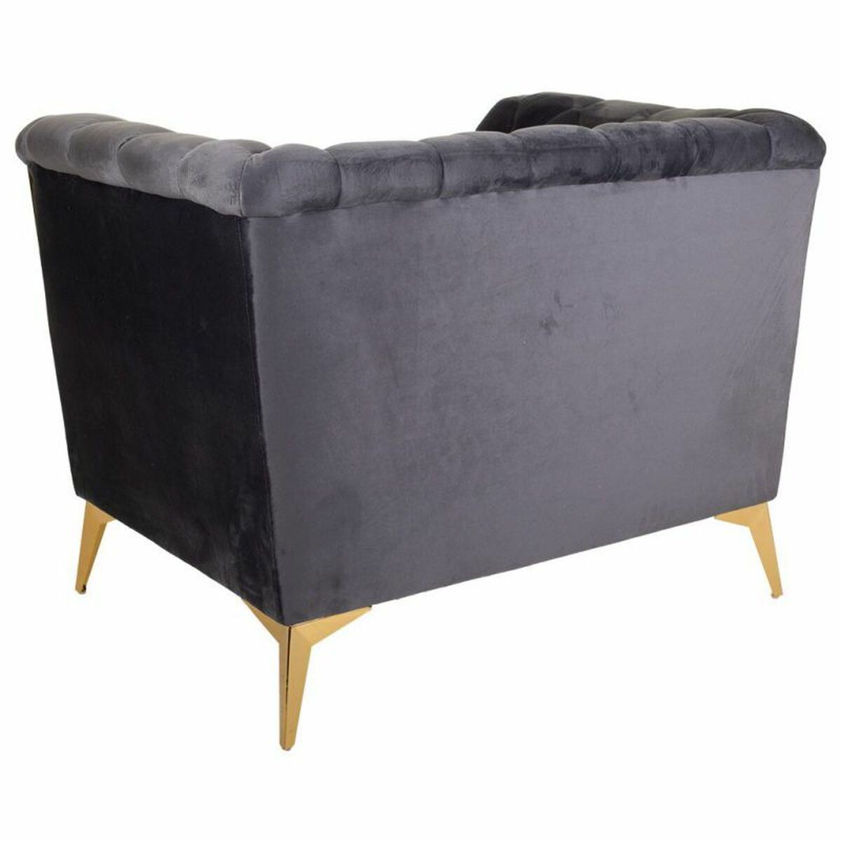 Fåtölj Alexandra House Living Grå 72 x 75 x 104 cm Möbeltapetsering - 6