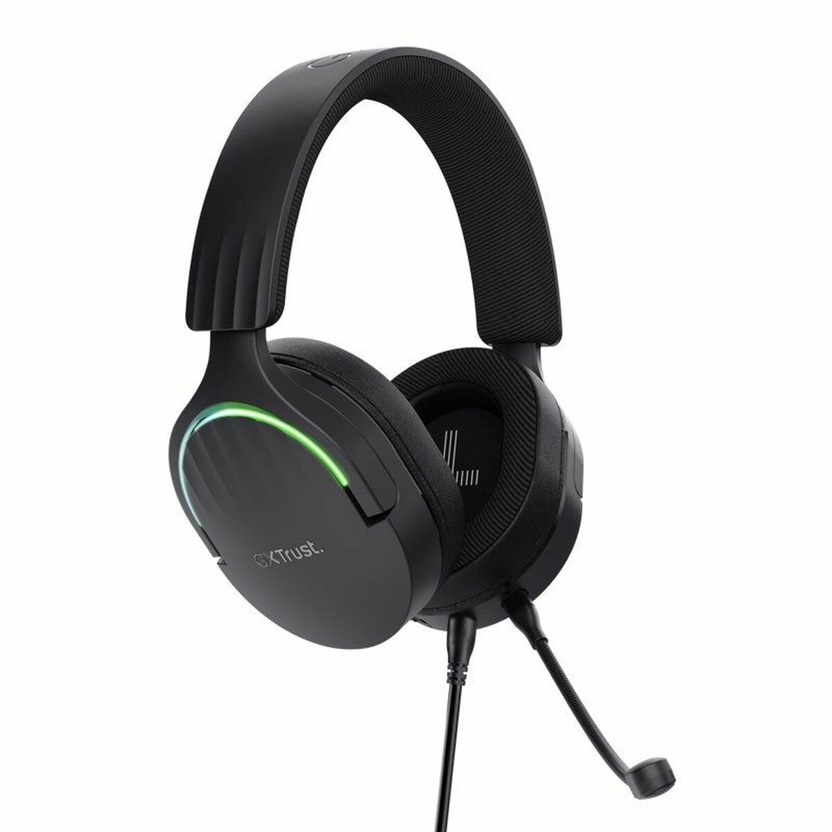 Spelhörlurar med mikrofon Trust GXT 490 Svart - 4