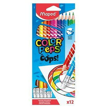 Färgpennor Maped Color' Peps Multicolour 12 Delar (12 antal)