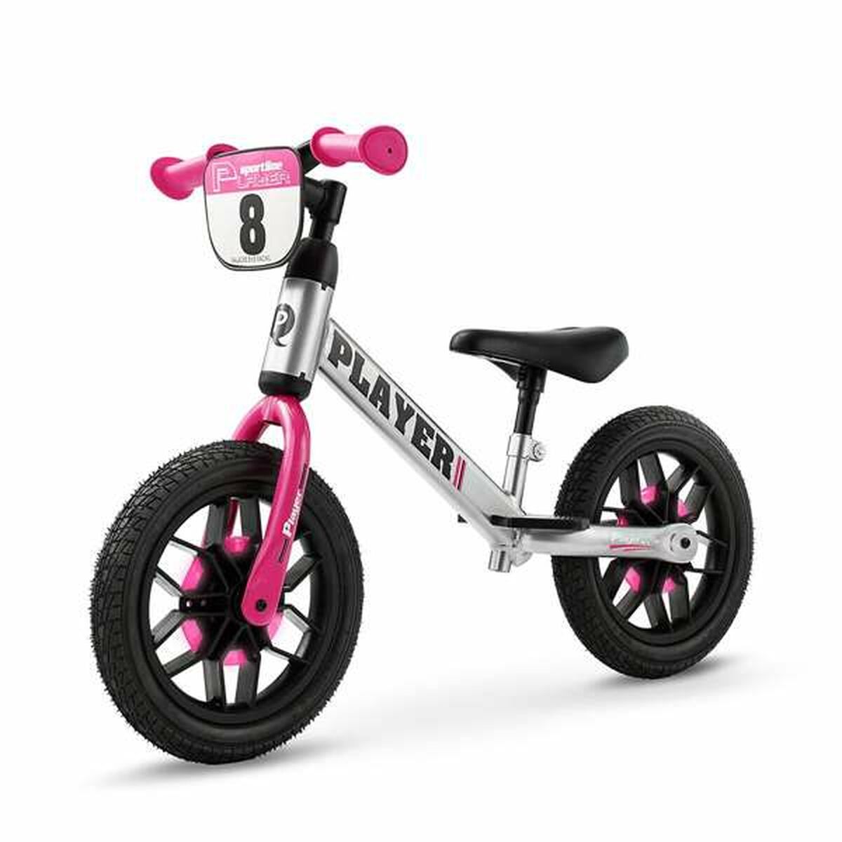 Barncykel New Bike Player Ljus Rosa 10"