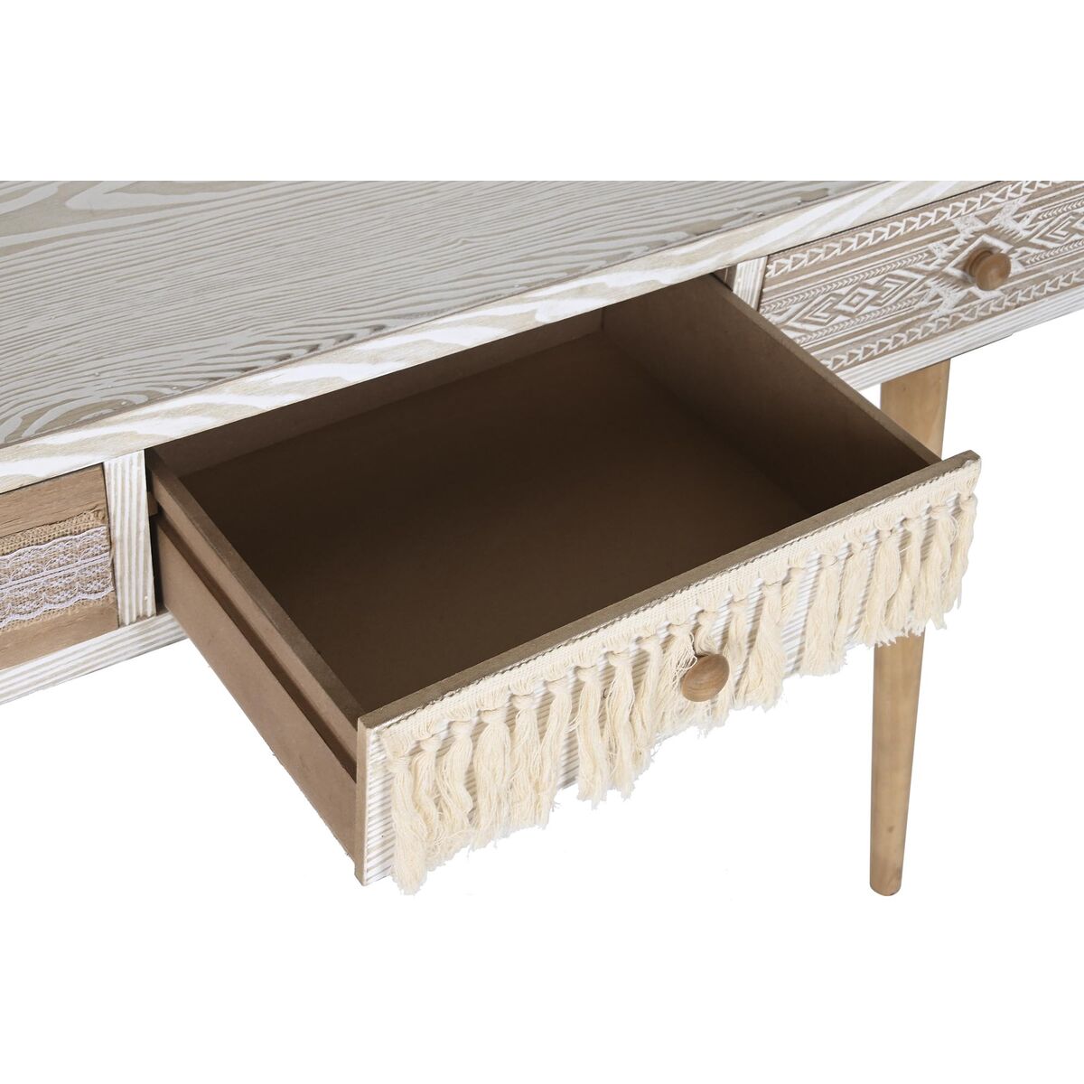 Mottagare DKD Home Decor Vit 120 x 35 x 80 cm - 4
