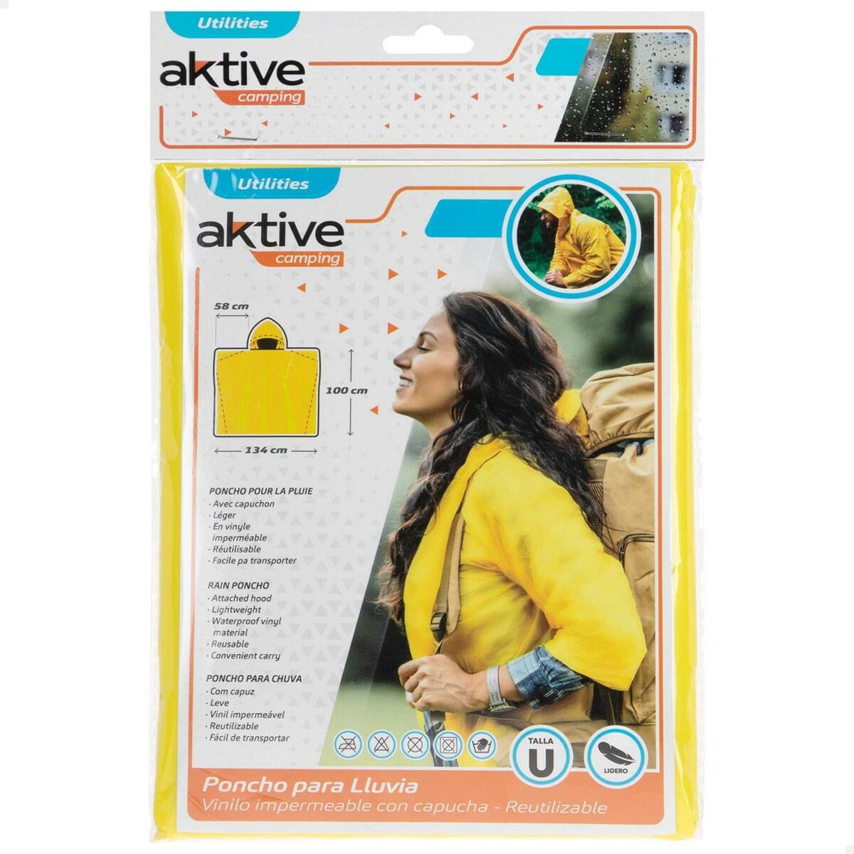 Regnkappa Aktive Gul (48 antal) - 2