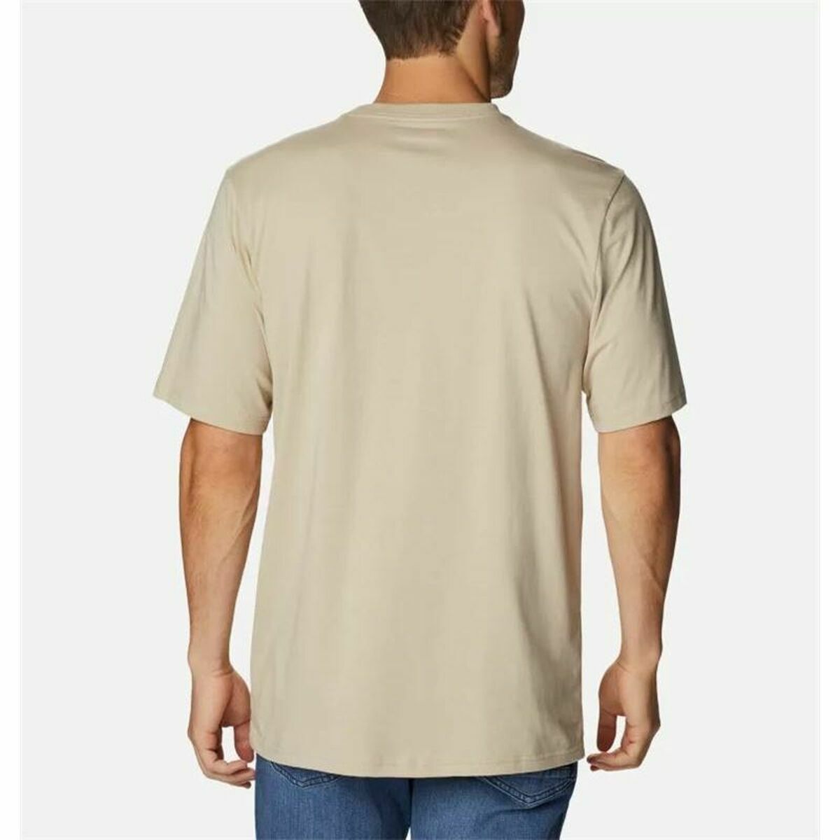 T-shirt med kortärm Herr Columbia Csc Basic Logo™ Ljusbrun Berg - 2