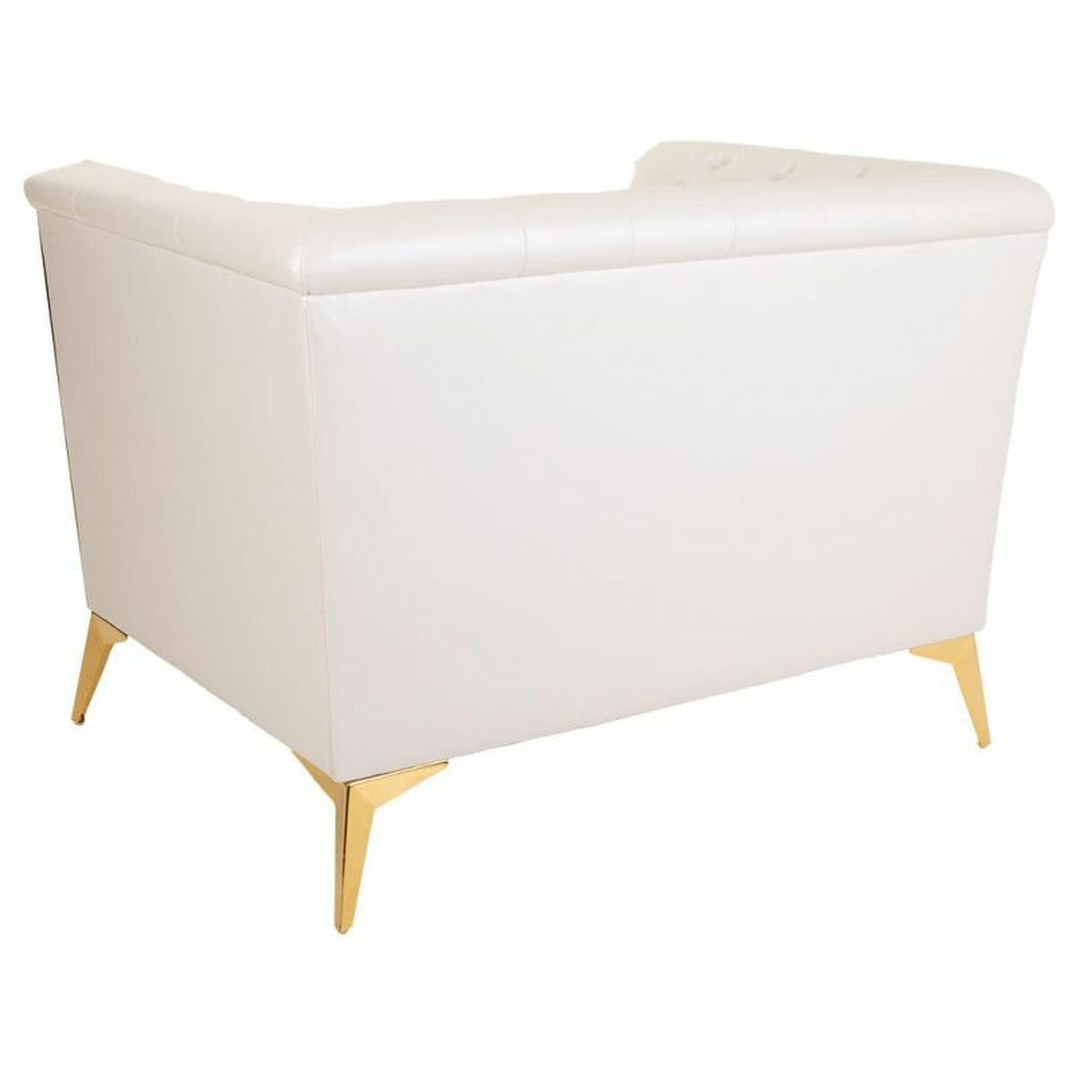 Fåtölj Alexandra House Living Vit 72 x 75 x 104 cm Möbeltapetsering - 5