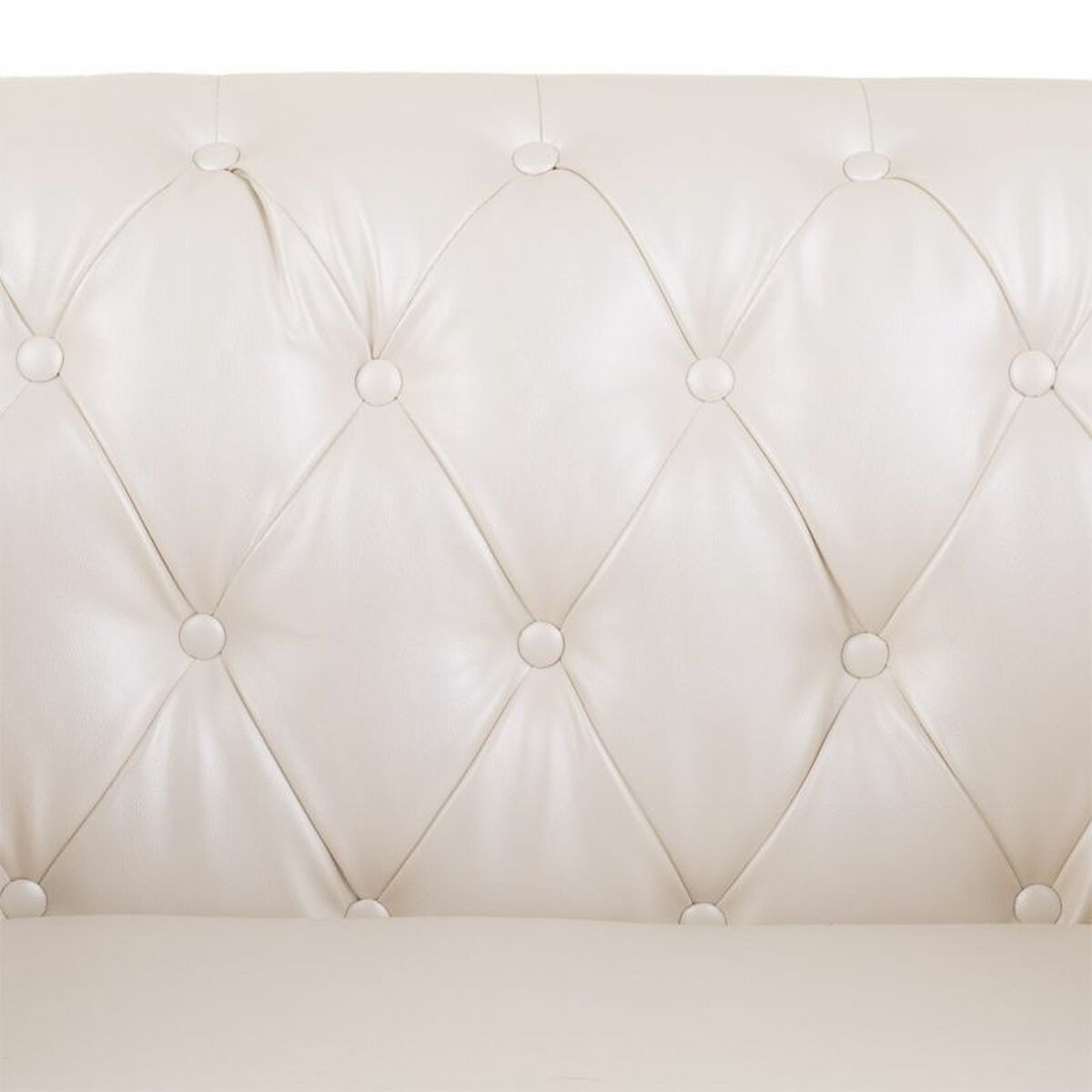 Fåtölj Alexandra House Living Vit 72 x 75 x 104 cm Möbeltapetsering - 6