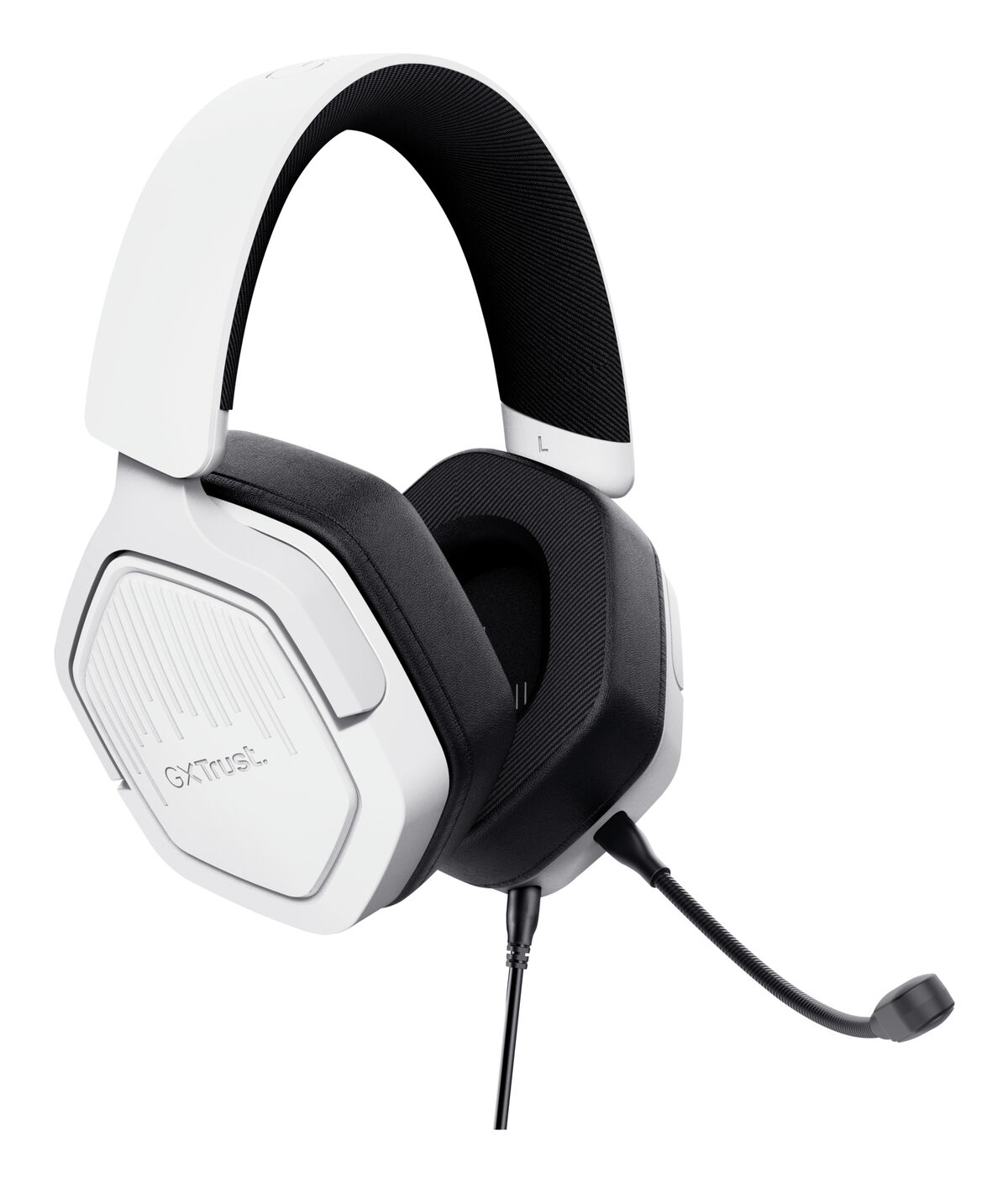 Spelhörlurar med mikrofon Trust GXT492W Carus Vit - 2
