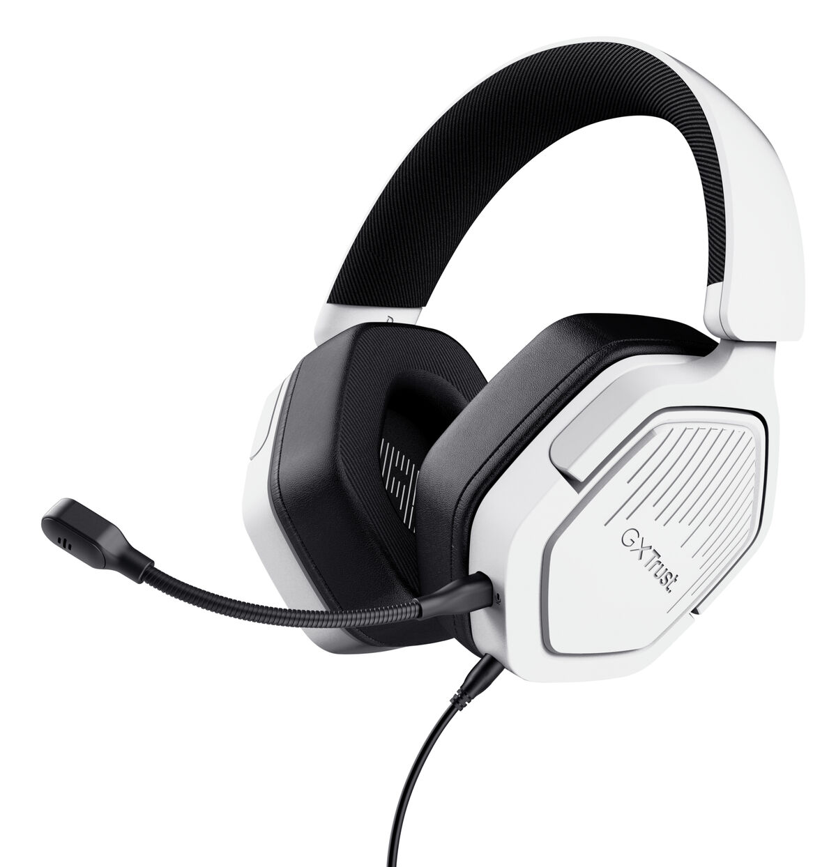 Spelhörlurar med mikrofon Trust GXT492W Carus Vit - 5