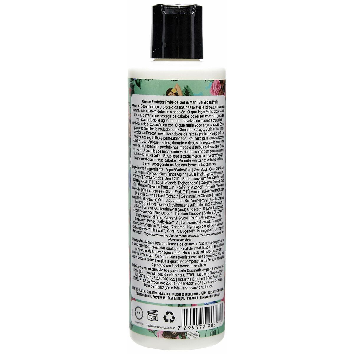 Solskydd för håret Lola Cosmetics Be(M)Dita Praia 230 g - 2