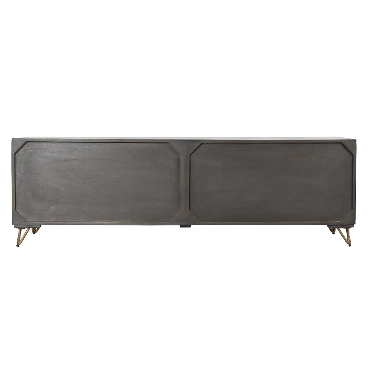 TV-möbler DKD Home Decor Metall Brun Mangoträ 160 x 40 x 50 cm - 4