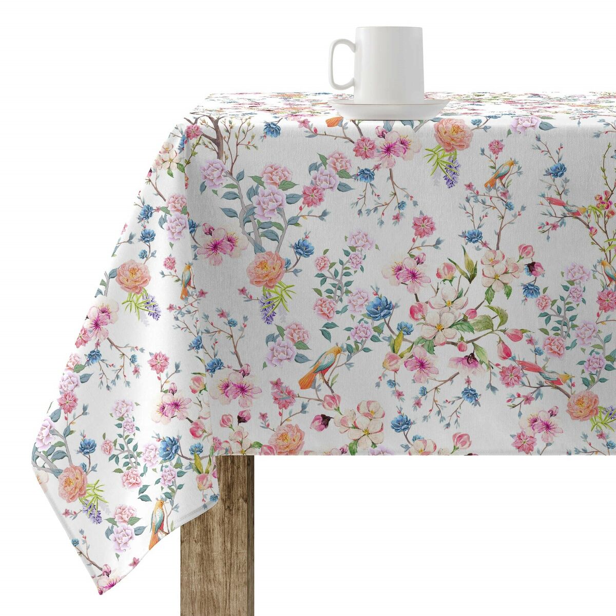 Fläckresistent bordsduk Belum 0120-341 Multicolour 200 x 150 cm Virágok