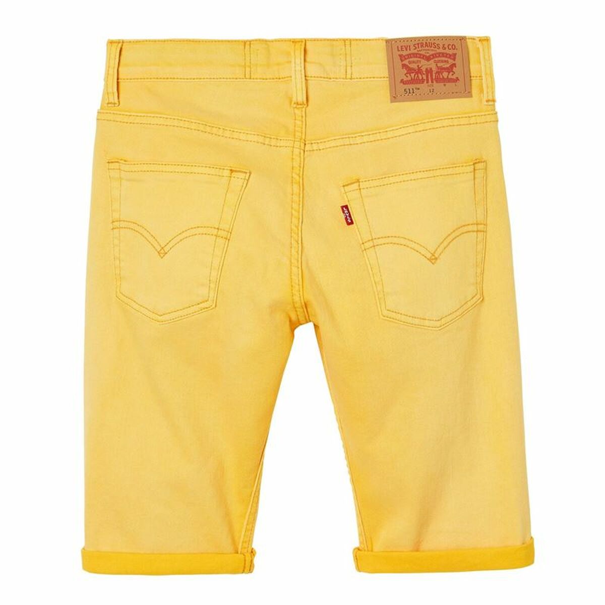 Jeansbyxor Barn Levi's 511 Slim Gul - 4