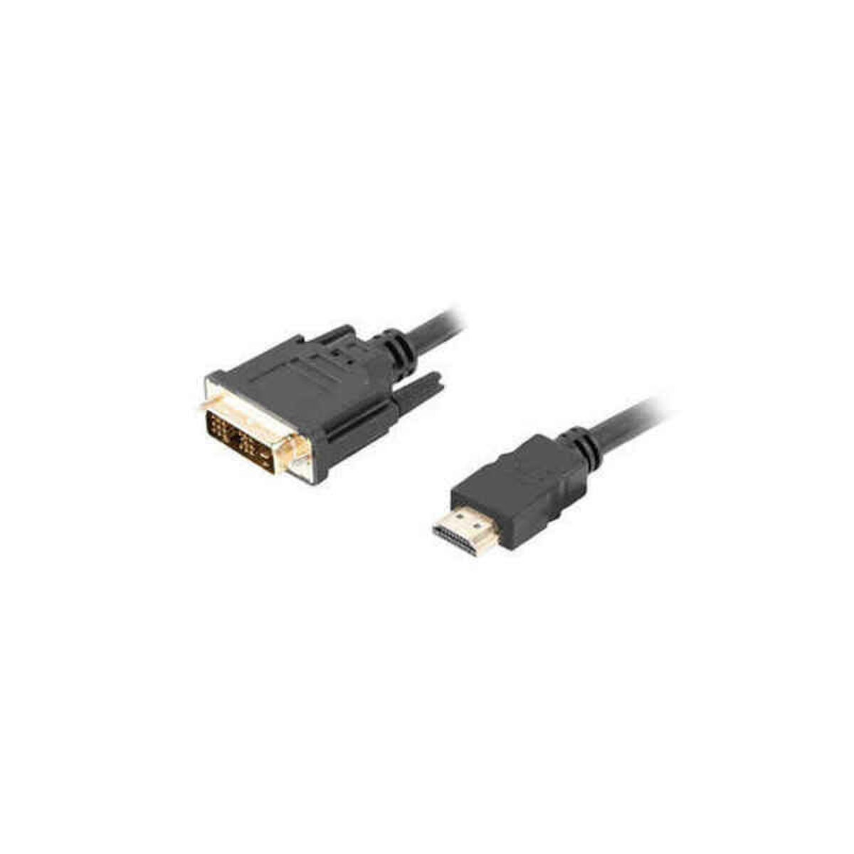 Kabel HDMI till DVI Lanberg Hankontakt/Hankontakt Svart - 4