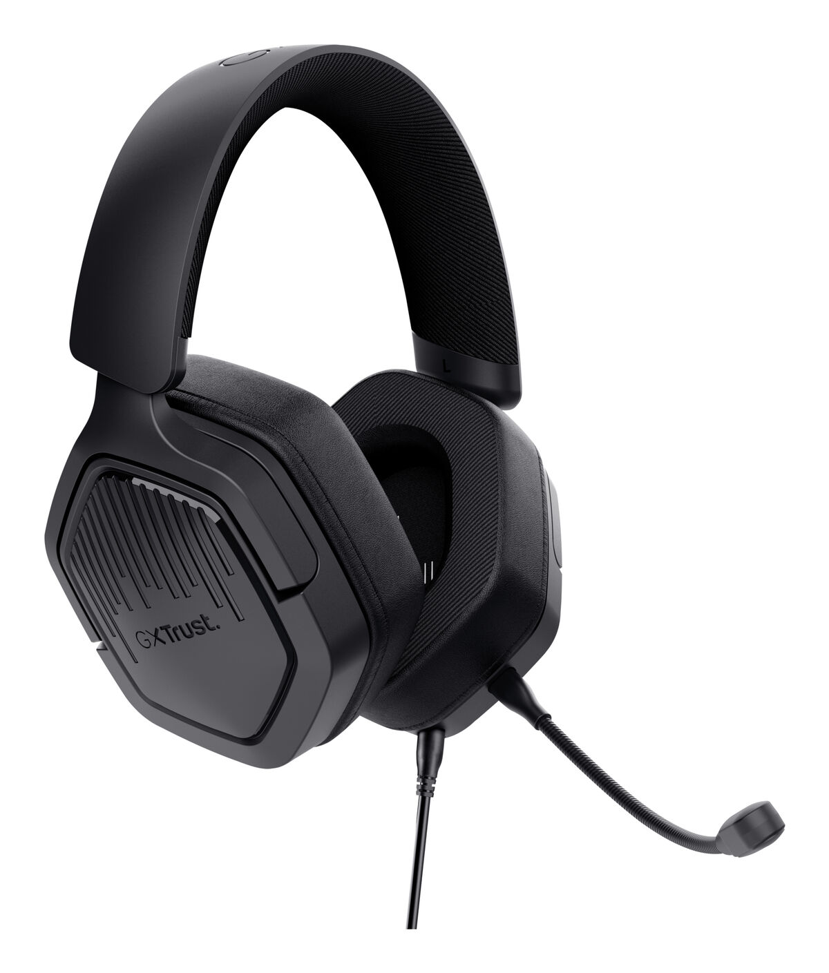 Spelhörlurar med mikrofon Trust GXT492 Carus Svart - 2