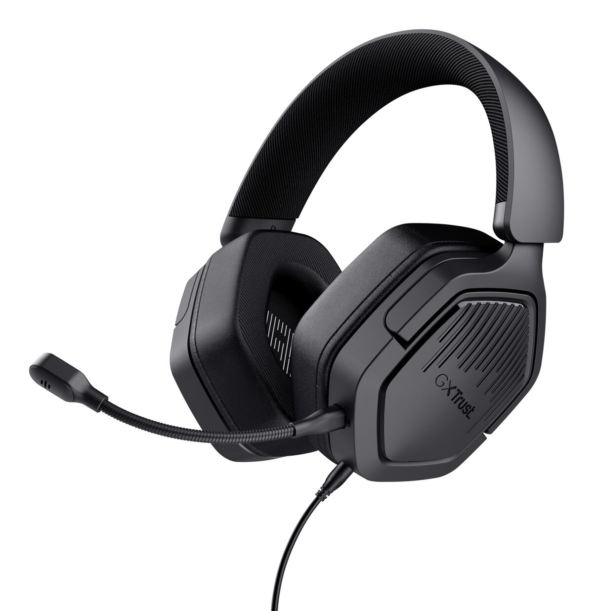 Spelhörlurar med mikrofon Trust GXT492 Carus Svart - 5
