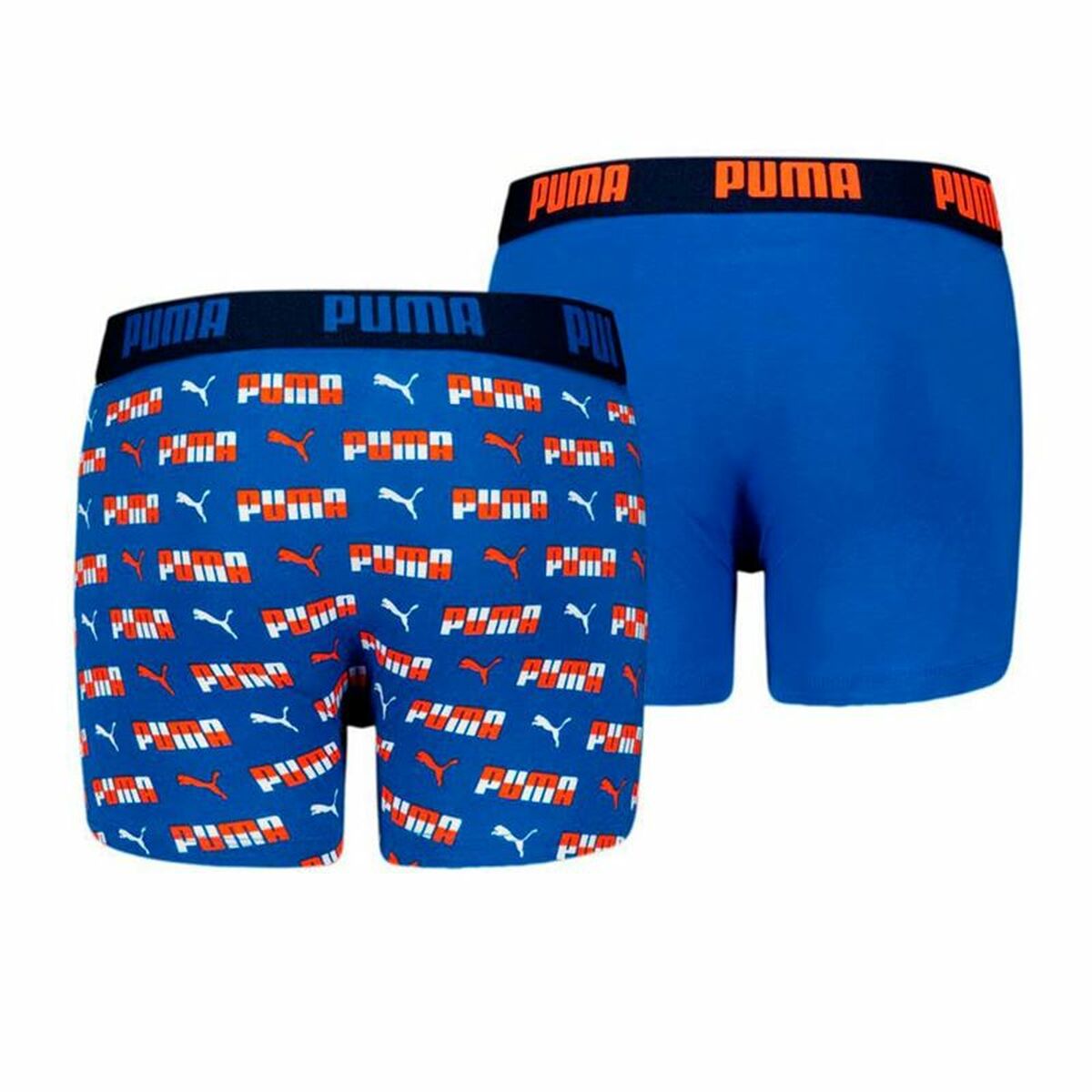 Förpackning med Kalsonger Puma Printed 2P Blå 2 antal - 2