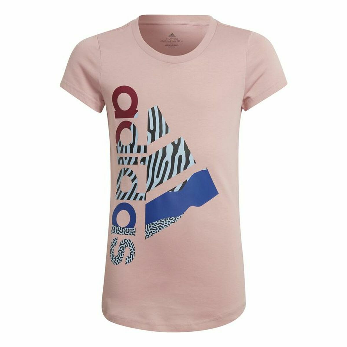 Barn T-shirt med kortärm Adidas Girl Power Rosa - 7