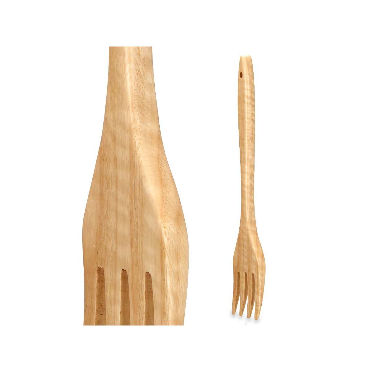 Spatel Kinvara Trä 7 x 35 x 2 cm Gaffel (12 antal) - 6