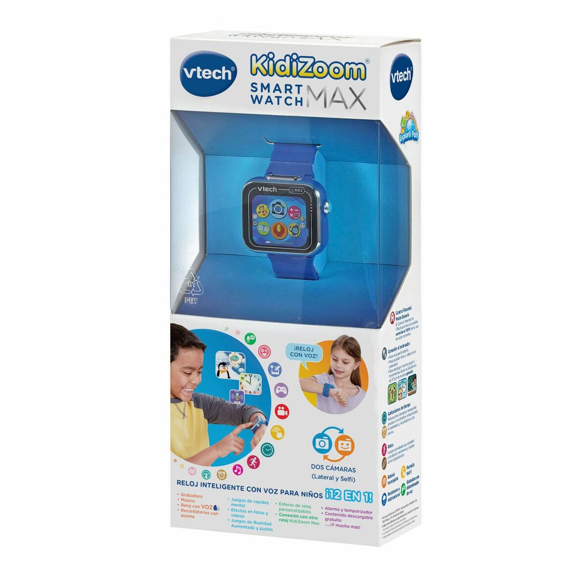 Barnklocka Vtech Kidizoom Smartwatch Max 256 MB Interaktivt Blå - 12