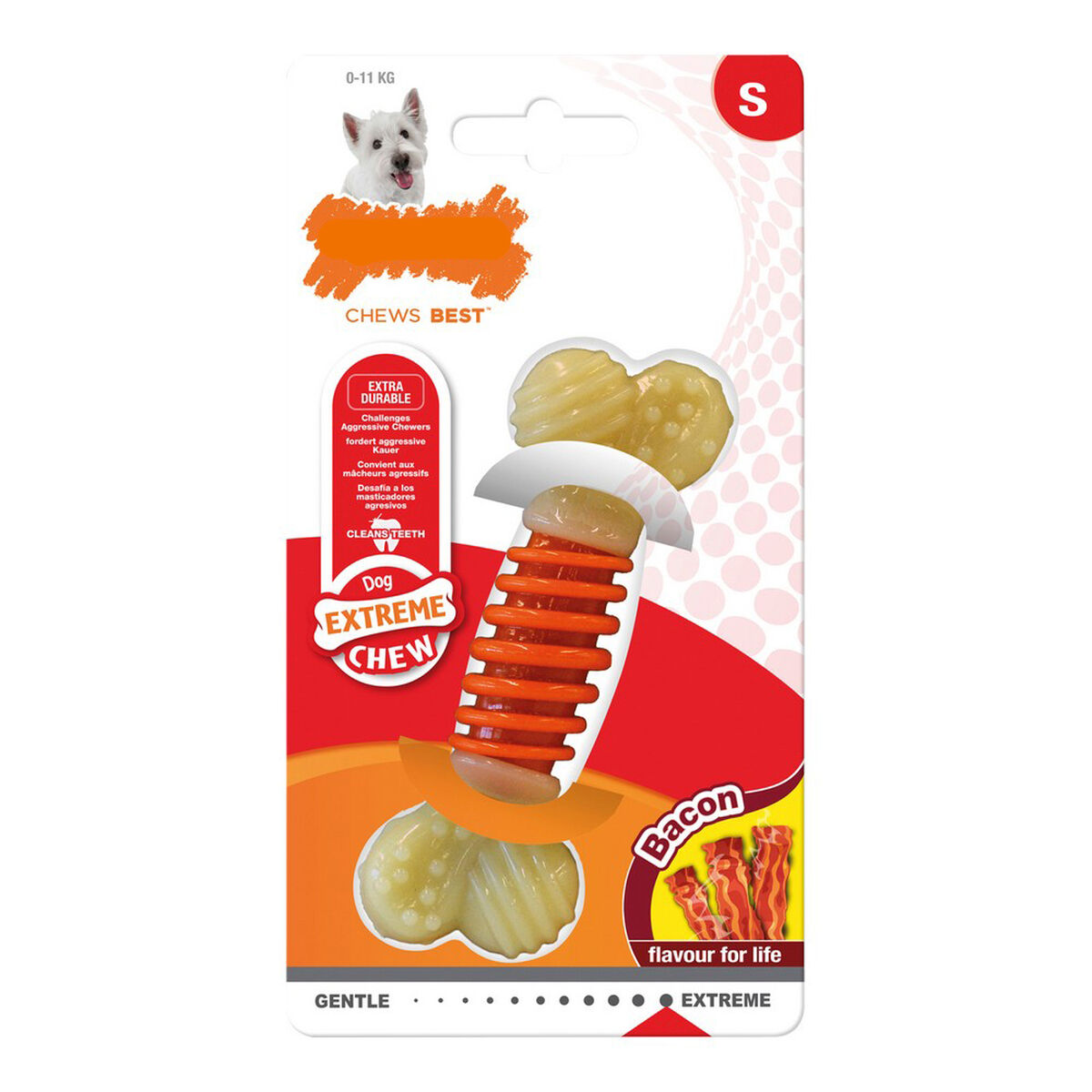 Tuggleksak för hundar Nylabone Extreme Chew Pro Action Bacon 20 - 2