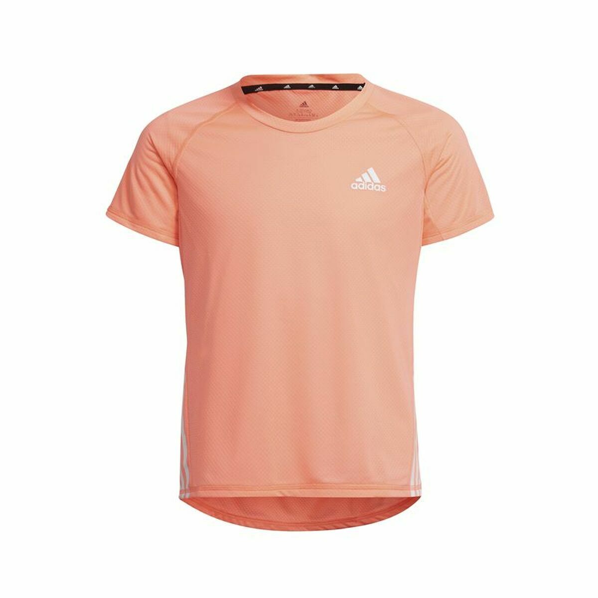 Barn T-shirt med kortärm Adidas Aeroready Three Stripes Lax - 4