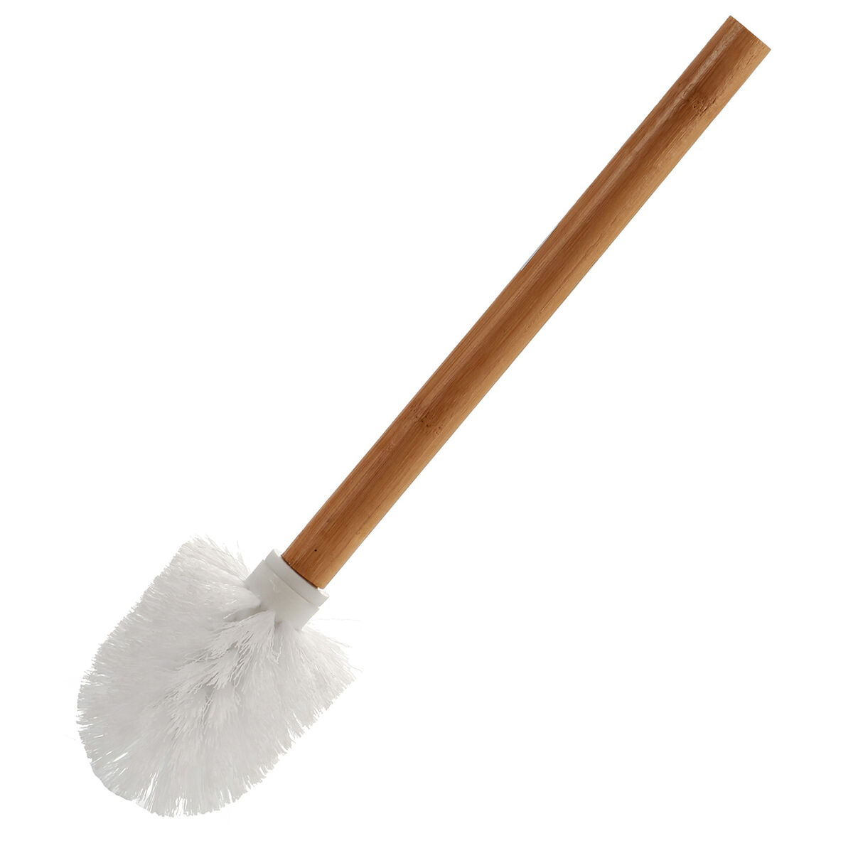 Toalettborste Berilo Vit Brun Bambu 8 x 35,5 x 8 cm (24 antal) - 2
