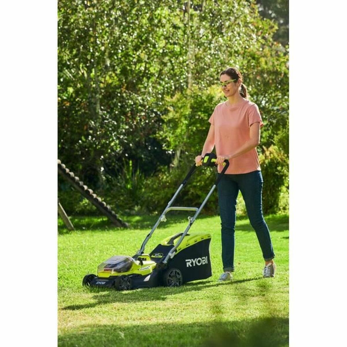 Batteri Slåtter Ryobi LithiumPlus 36 V 5 Ah 20-70 mm 37 cm 45 L - 2
