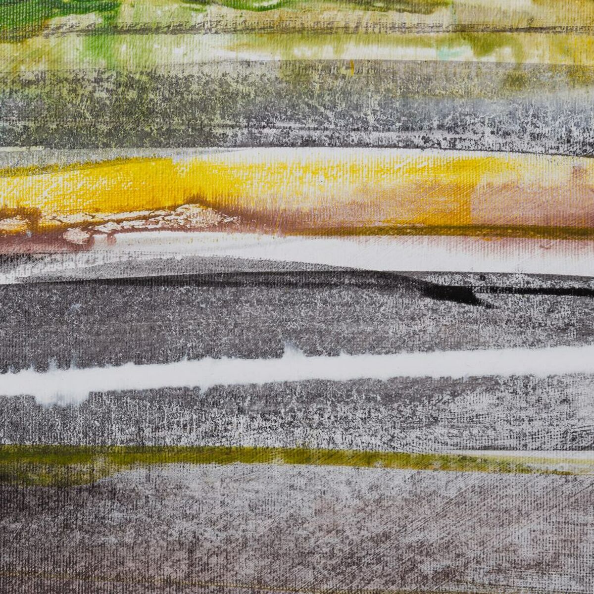 Tavla Multicolour Naturell Abstrakt 146 x 4 x 96 cm - 4