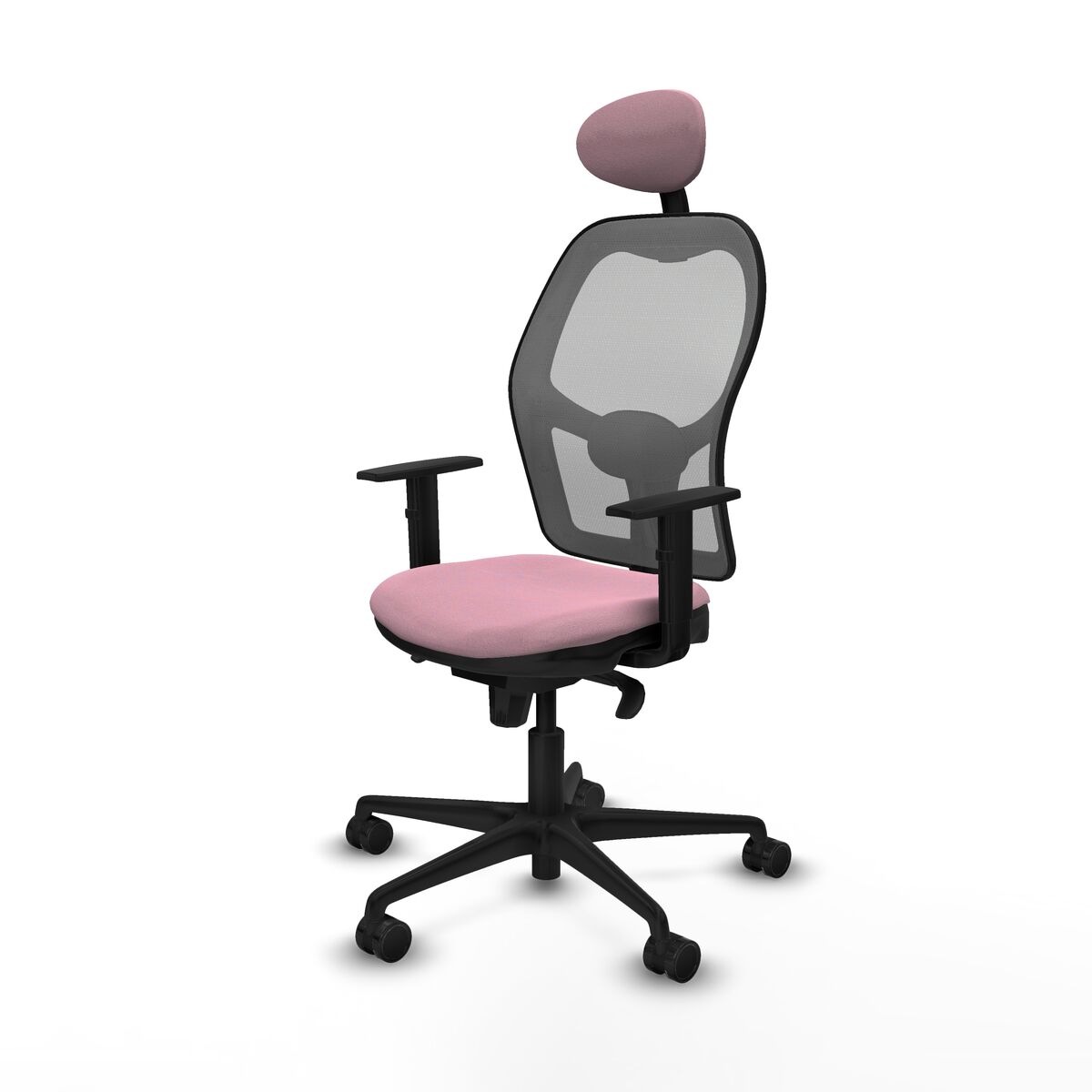 Kontorsstol med nackstöd Jorquera Piqueras y Crespo 1D036N1 Rosa - 2