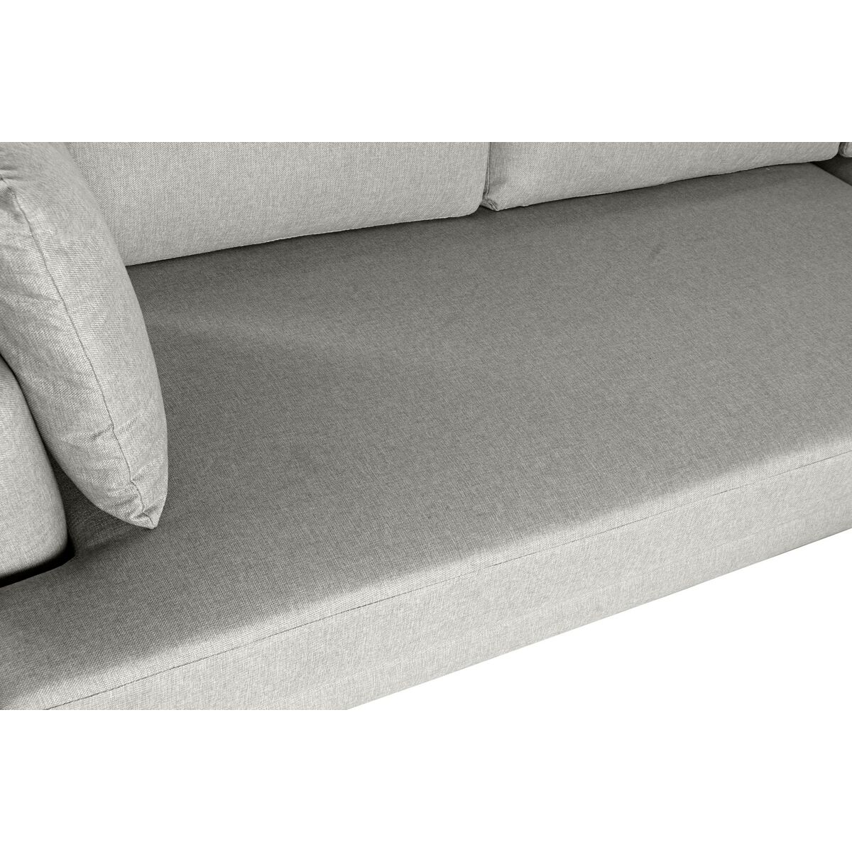 Schäslong DKD Home Decor Grå Polyester Metall (240 x 160 x 85 cm) - 2