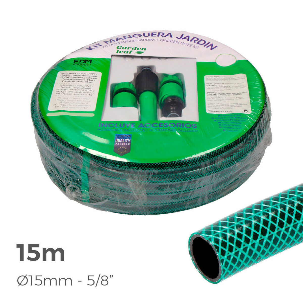 Slang EDM basic line Ø 19 mm 5 Delar (15 m) - 3