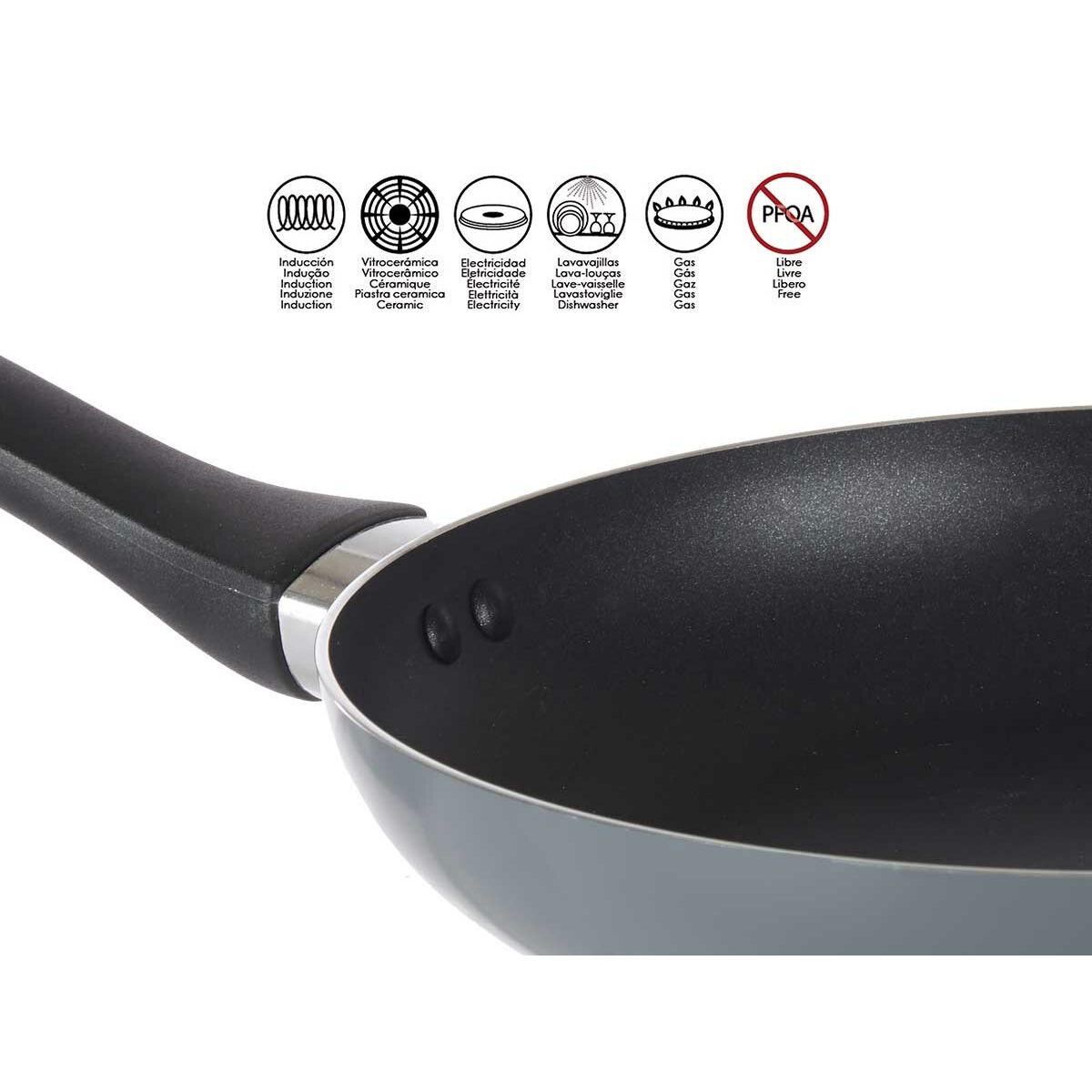 Stekpanneset Grå Aluminium (2 pcs) - 7