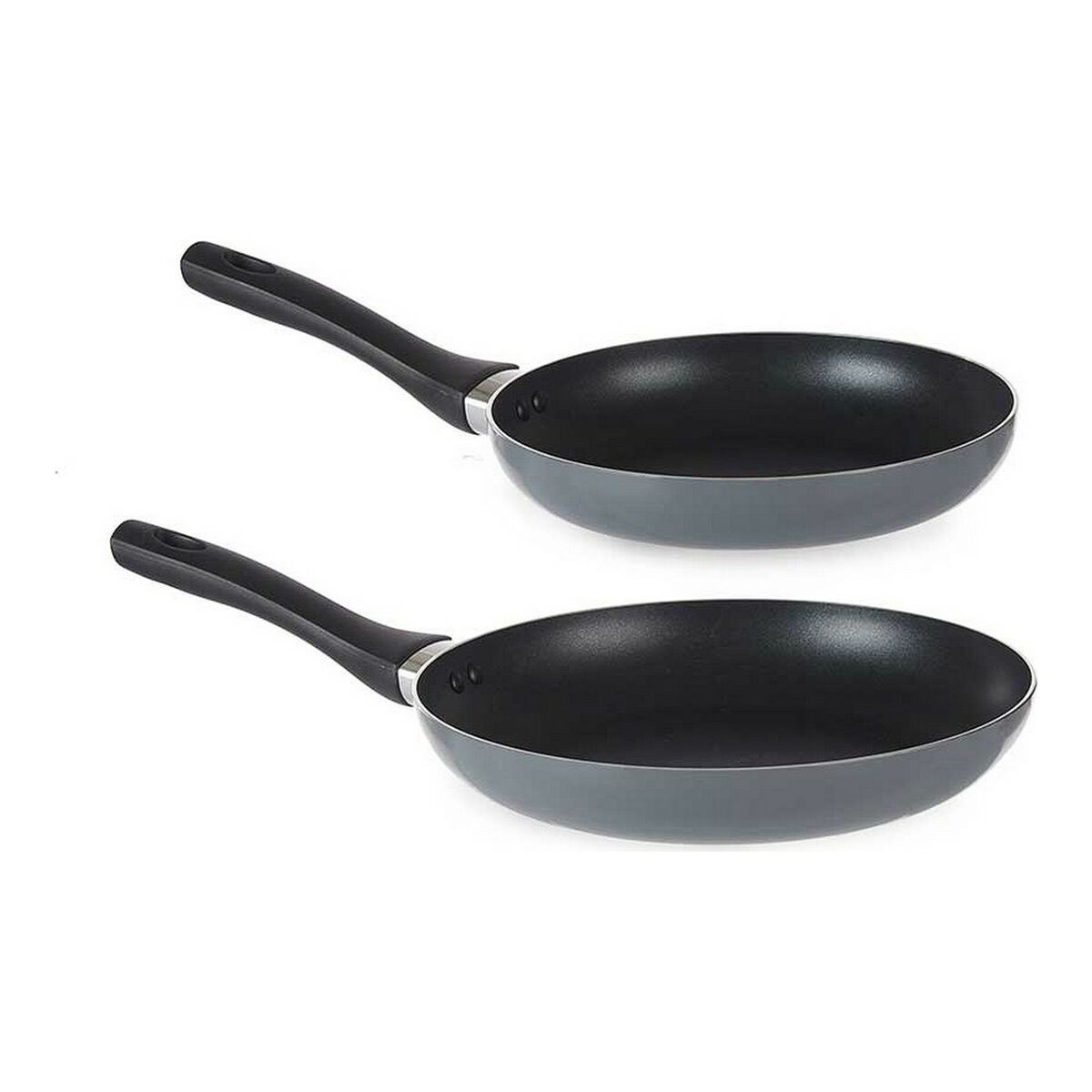 Stekpanneset Grå Aluminium (2 pcs) - 9