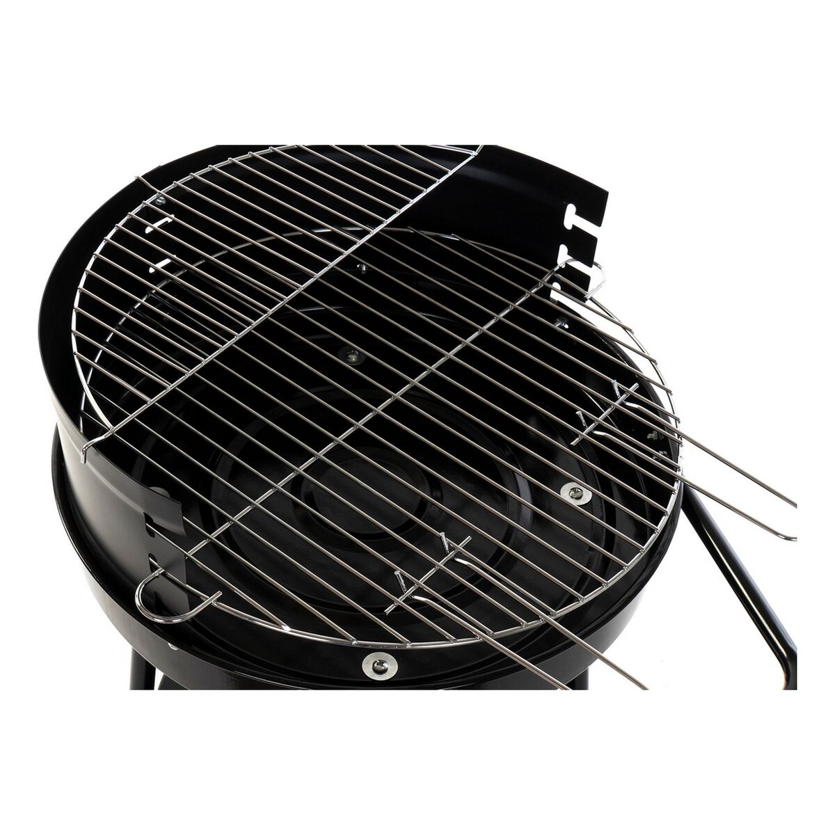 Kolgrill med hjul DKD Home Decor Svart Metall Plast 59 x 49,5 x 82 cm - 14