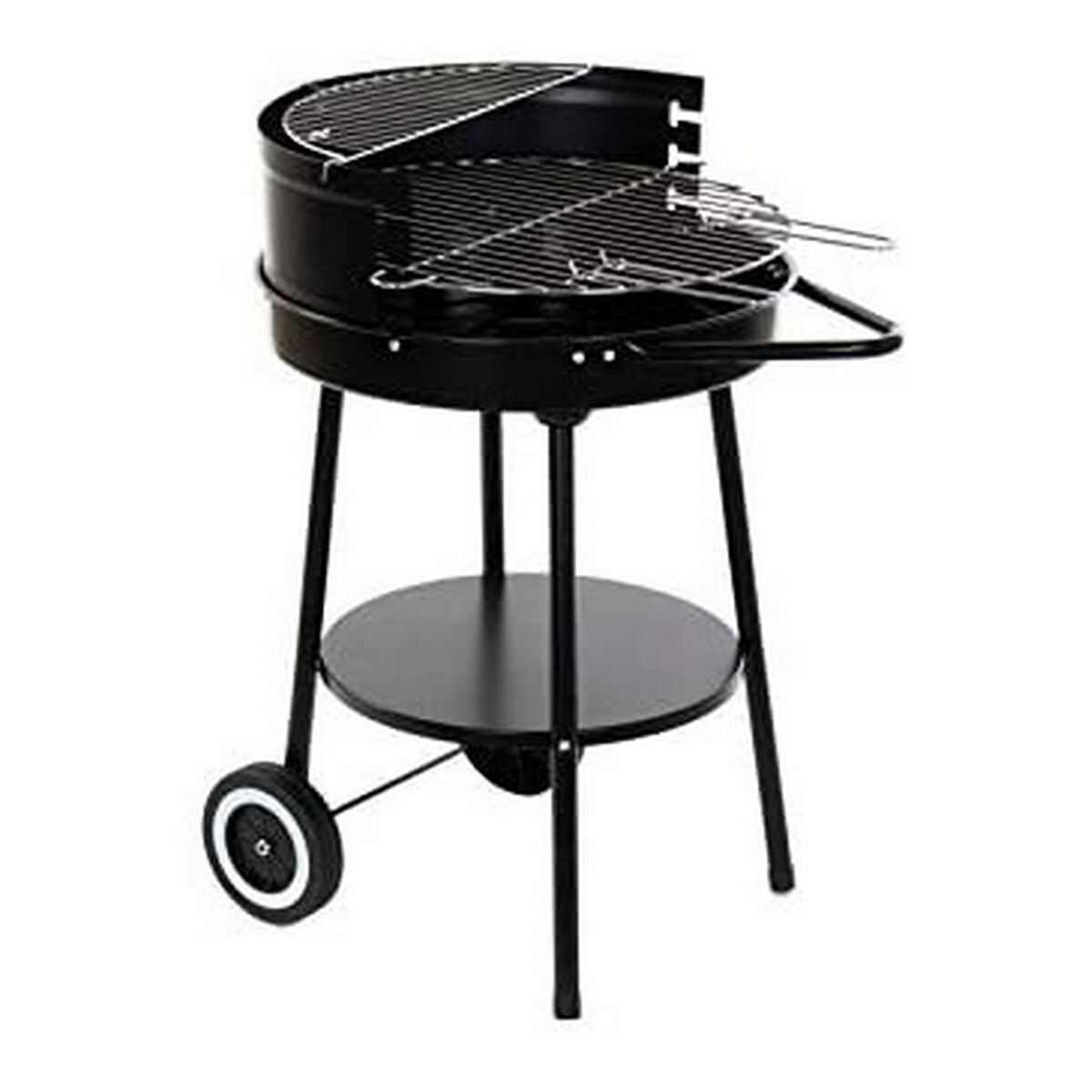Kolgrill med hjul DKD Home Decor Svart Metall Plast 59 x 49,5 x 82 cm - 18