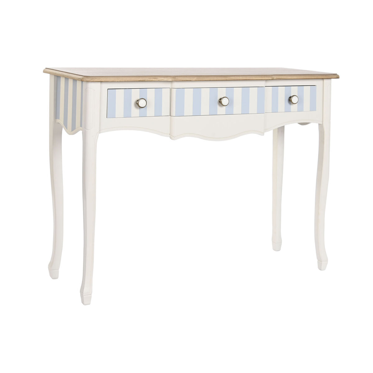 Mottagare DKD Home Decor Vit Himmelsblå 110 x 40 x 79 cm