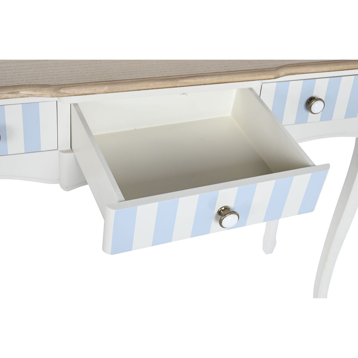 Mottagare DKD Home Decor Vit Himmelsblå 110 x 40 x 79 cm - 2