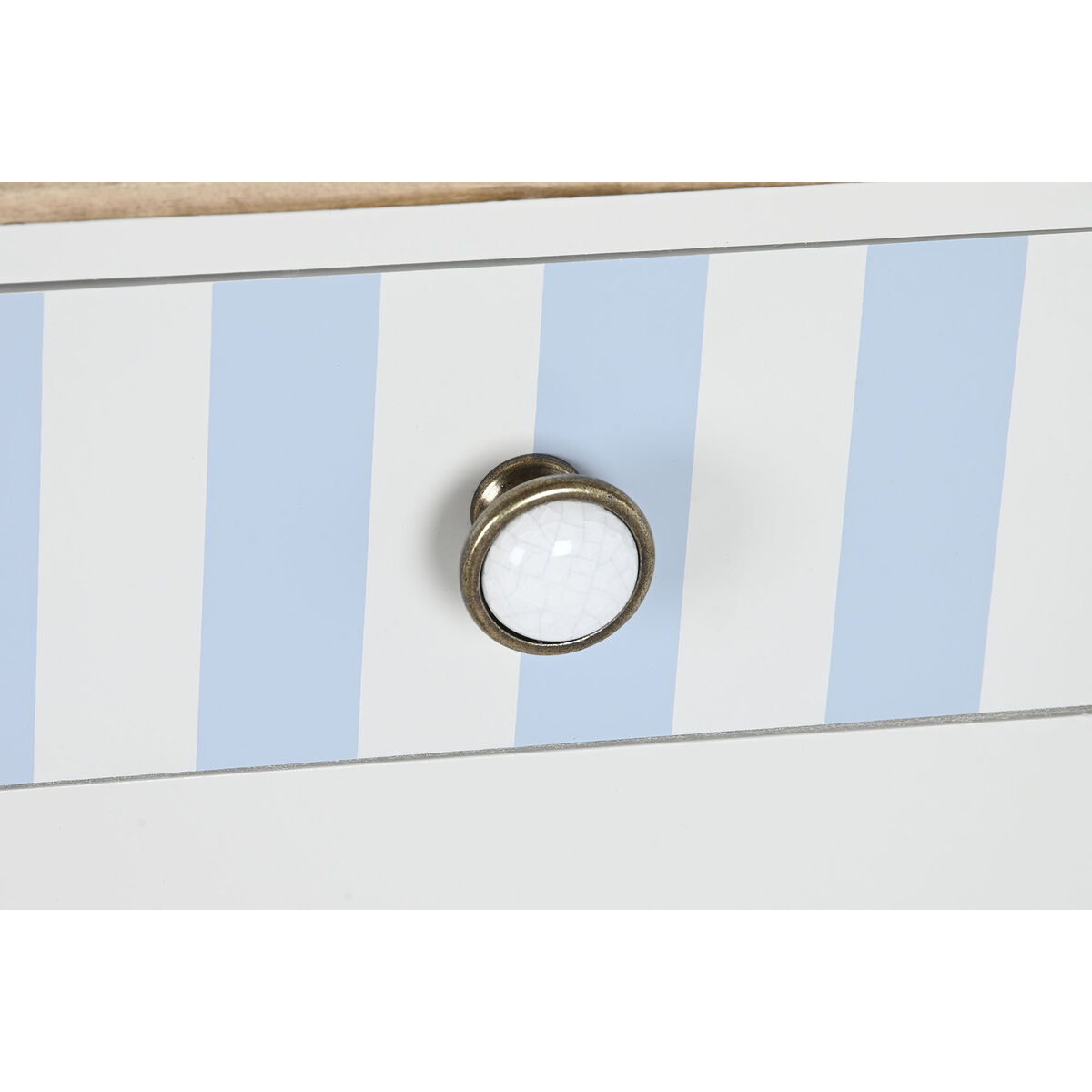 Mottagare DKD Home Decor Vit Himmelsblå 110 x 40 x 79 cm - 4