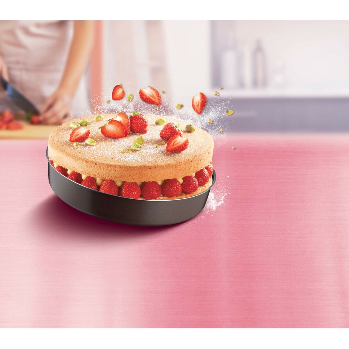 Ugnsform Tefal Ø 26 cm Brun Metall - 8