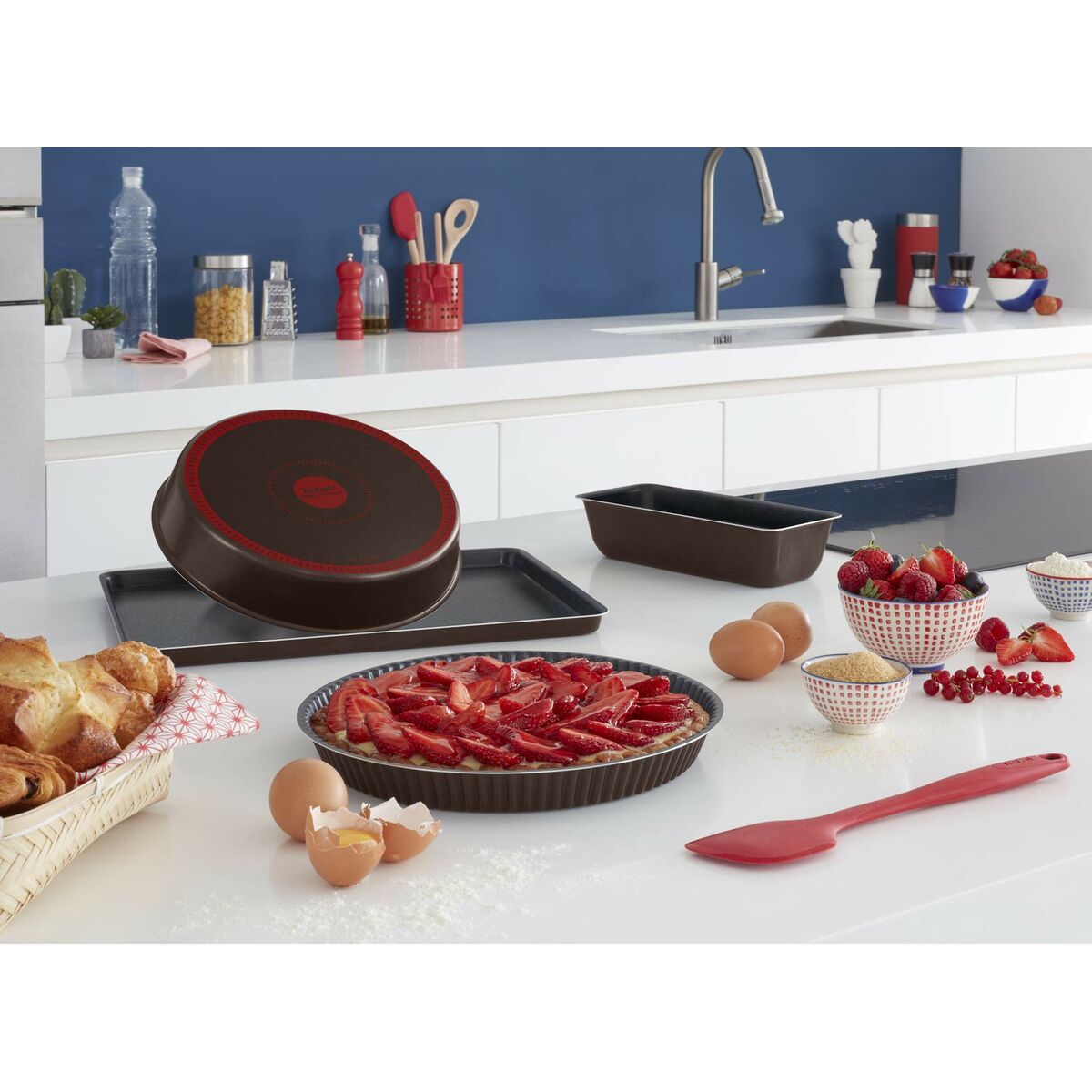 Ugnsform Tefal Ø 26 cm Brun Metall - 4