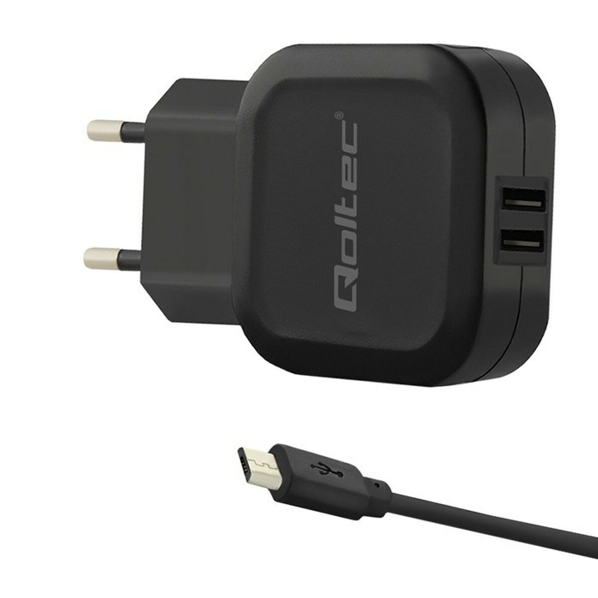 Väggladdare Qoltec 50187 Svart 17 W