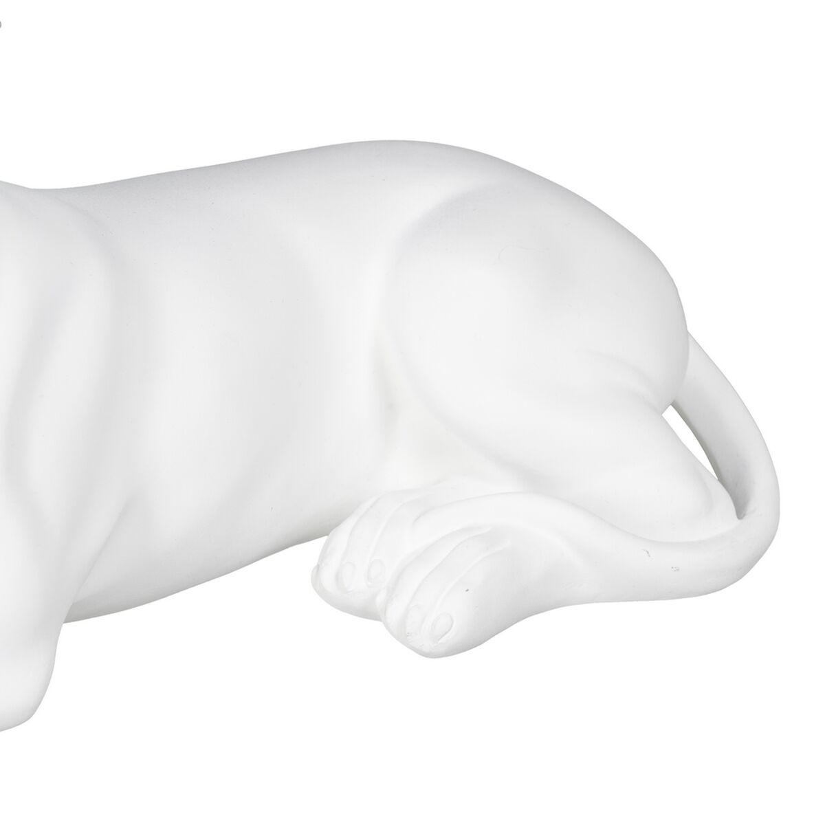 Prydnadsfigur Vit Hund 18 x 12,5 x 37 cm - 3